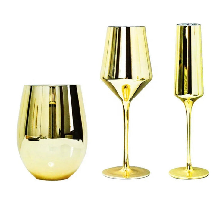 Golden Glassware