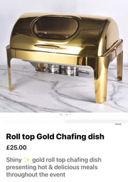 Gold Chafing dishes