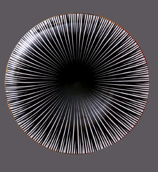 Black Normadic charger plates