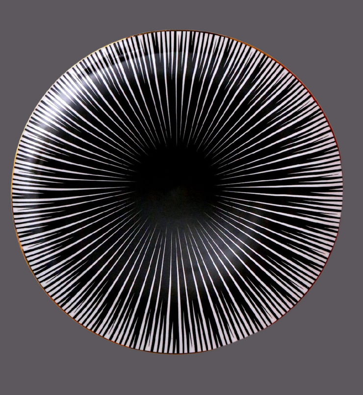 Black Normadic charger plates