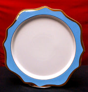 Blue sunflower charger plates