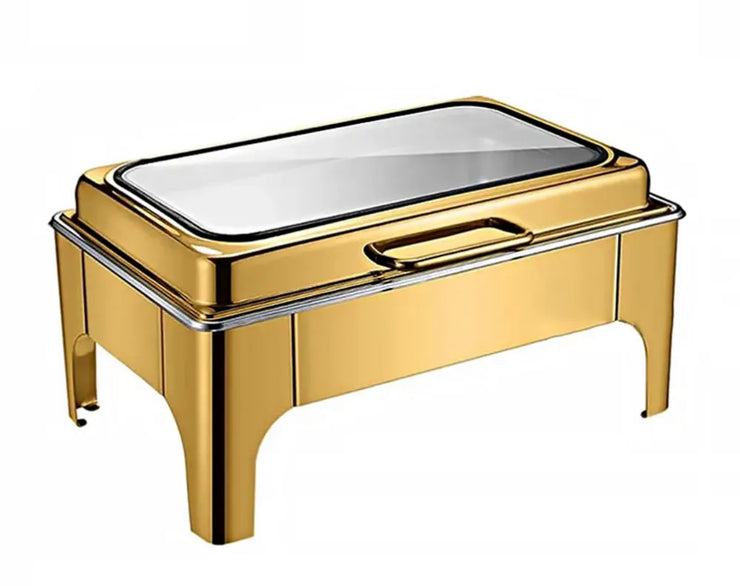 Stylist square Gold Chafing Dish