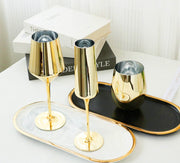 Golden Glassware