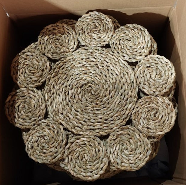 Sunflower rattan mats