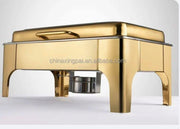 Stylist square Gold Chafing Dish