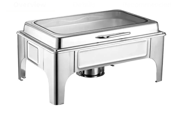 Silver Square chafing dish