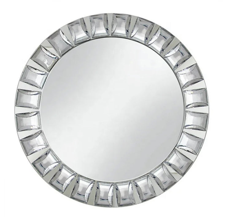 Mirror glass charger plates