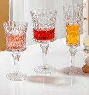 Little sparkling diamond crystal glassware