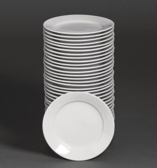 White dinner plates (10’5)